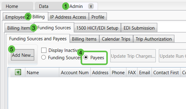 How to Set Up Driver Payee Tracking and Rates